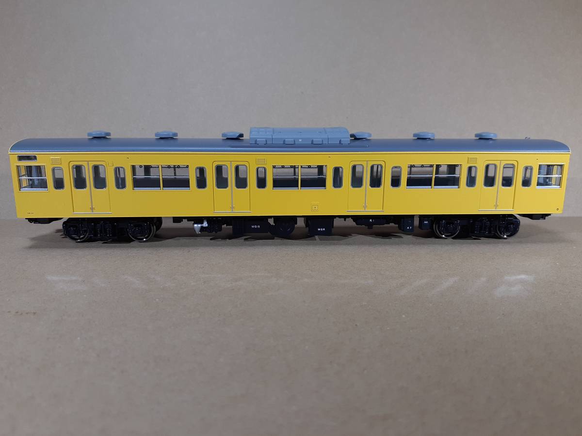 HO 103系(新製冷房車)　2輌増結セット (M)　カナリア　天賞堂 No.55024 中古 新製冷房車 103系 増結用中間車 組立キット 限定SALE，新作 高運転