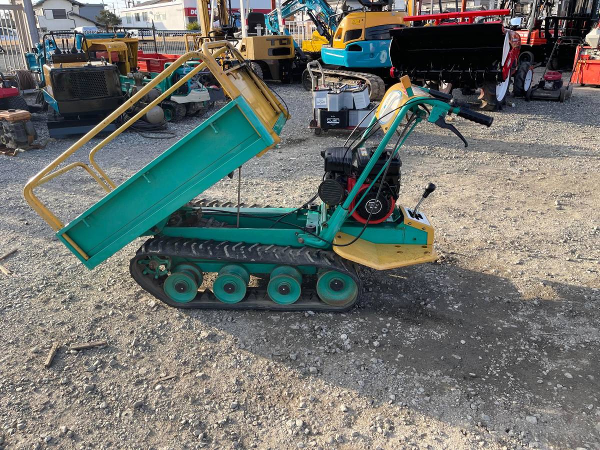 筑水キャニコム 手動ダンプ クローラー ひらり BFP405 運搬車 トレーラー