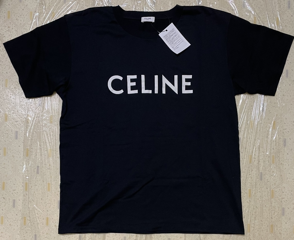 未使用タグ付き!! CELINE セリーヌ コットンジャージー ルーズTシャツ