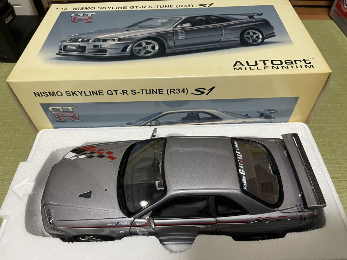 オートアート Autoart ニスもスカイライン GT-R R34 S-Tune S1 Nismo