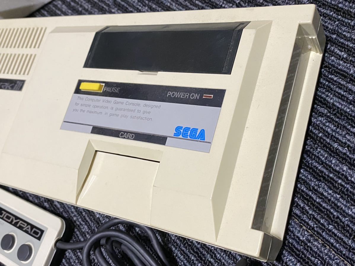 通電確認済み☆セガ マークIII SEGA MARK3 本体＋箱＋取説付き☆セガ 