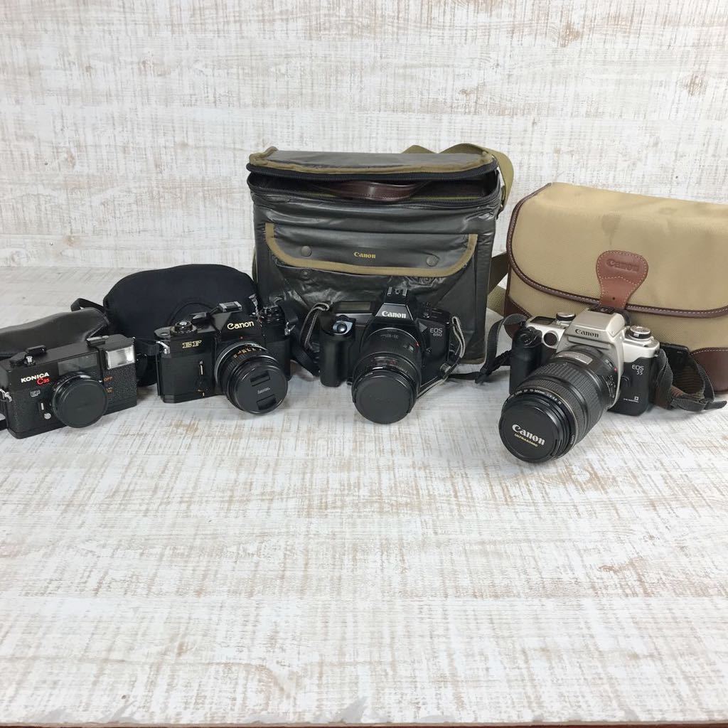 お買い得，定番人気 10-64 Y 076 1279759 Canon EF FD 50mm 1:1.4 EOS650 58mm EOS55 EF 75-300mm 1:4-5.6KONICA C35 38mm F2.8 黒 フィルムカメラ 一眼レフ(キヤノン)｜売買されたオークション情報、yahooの商品情報をアーカイブ公開 - オーク オートフォーカス