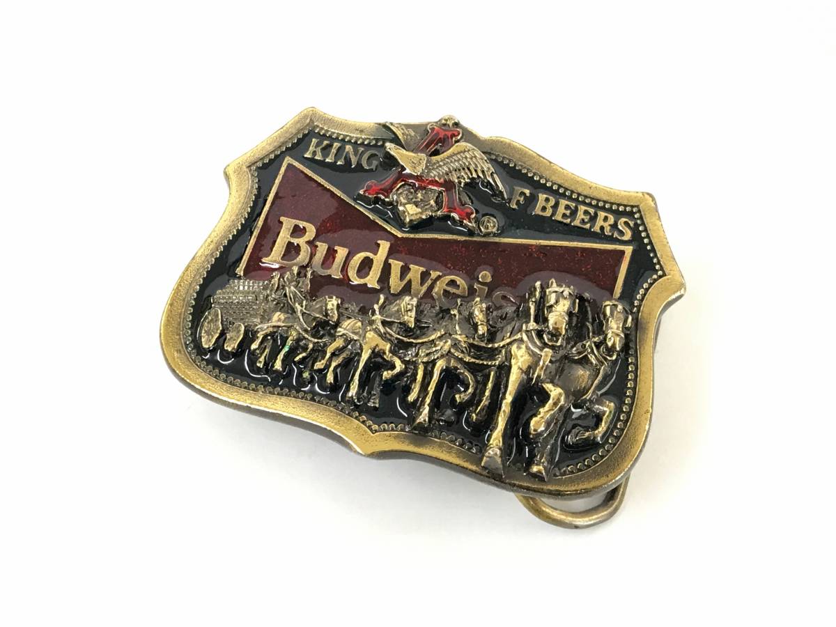 希少 バドワイザー Budweiser ベルトバックル (バックル)｜売買された 