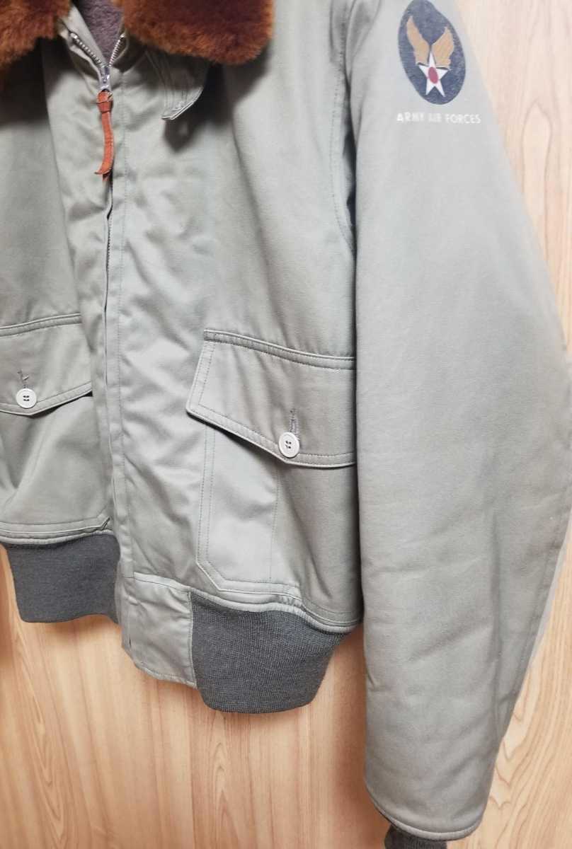 極美品 リアルマッコイズ B-10 ROUGH WEAR 38 フライトジャケット THE 