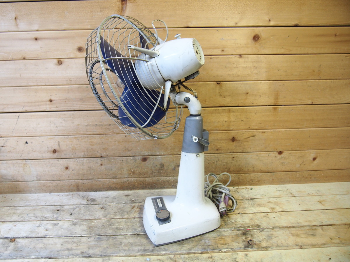 □HITACHI 日立 AC DESK FAN ACデスクファン 昭和レトロ アンティーク  