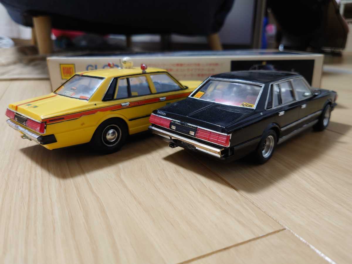 オオタキ 1/24 430グロリアタクシー＋完成品のジャンクセット(日産