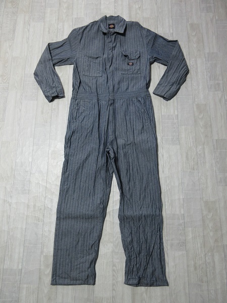 激安大特価 無骨 Big サイズ モデル ヘリンボーン ディッキーズ Dickies 作業服 長袖ツナギ オールインワン(つなぎ、オーバーオール)｜売買されたオークション情報、yahooの商品情報をアーカイブ公開 - オ つなぎ、オーバーオール