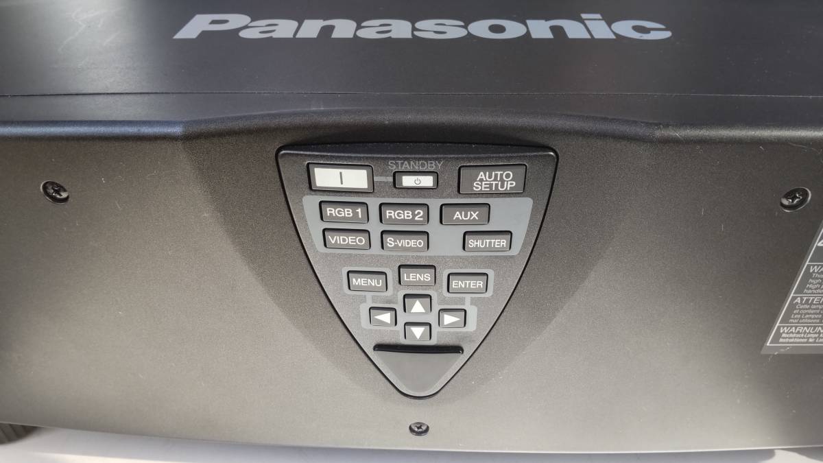 Panasonic パナソニック DLPプロジェクター TH-D7700-K LE3レンズ 中古_6