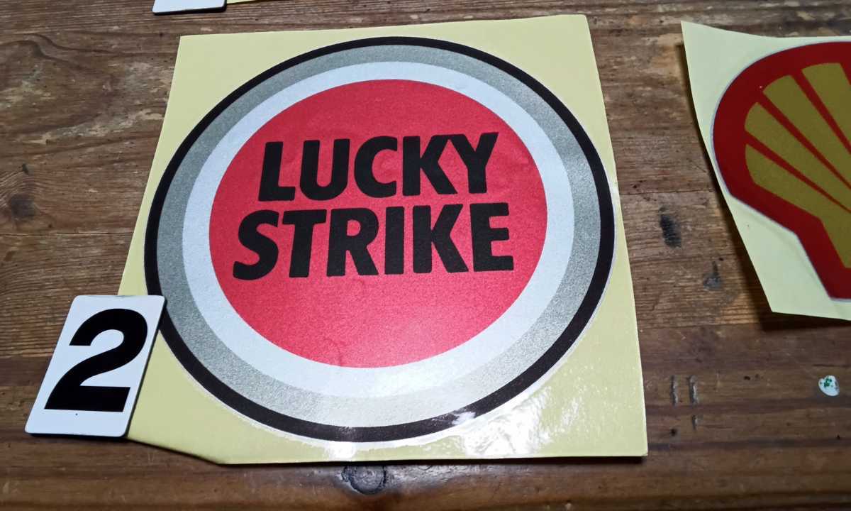 ステッカー Lucky Strike ラッキーストライク レーシング モービル シェル 反射ステッカー お一つお選び下さい ステッカー デカール 売買されたオークション情報 Yahooの商品情報をアーカイブ公開 オークファン Aucfan Com