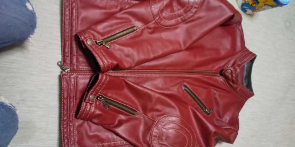 g-stageシングルライダース ルイスレザー 666/ボルドー バーガンディー  