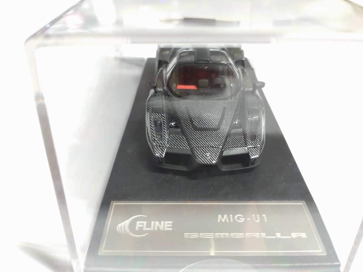 FLINE1/43 ゲンバラMIG-U1 カーボンカラー フェラーリエンツォ(BBR 