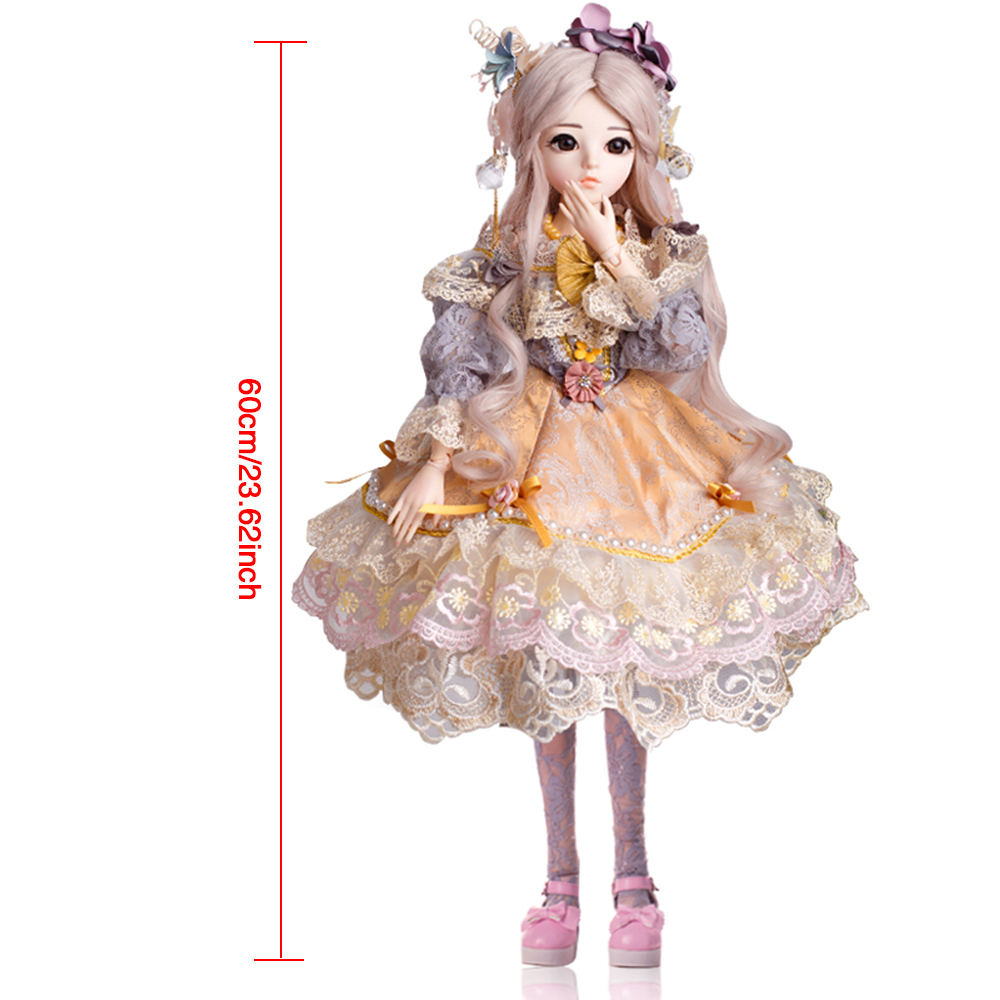 送料無料/税込】 球体関節人形 60cm 可愛い ドール人形 本体＋メイク