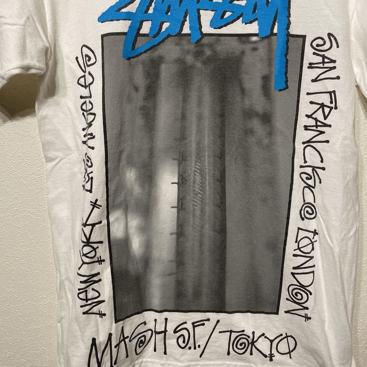 ビンテージ Stussy ステューシー MASH SF マッシュ デザイン Tシャツ