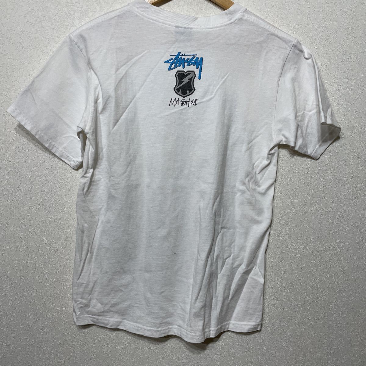 ビンテージ Stussy ステューシー MASH SF マッシュ デザイン Tシャツ