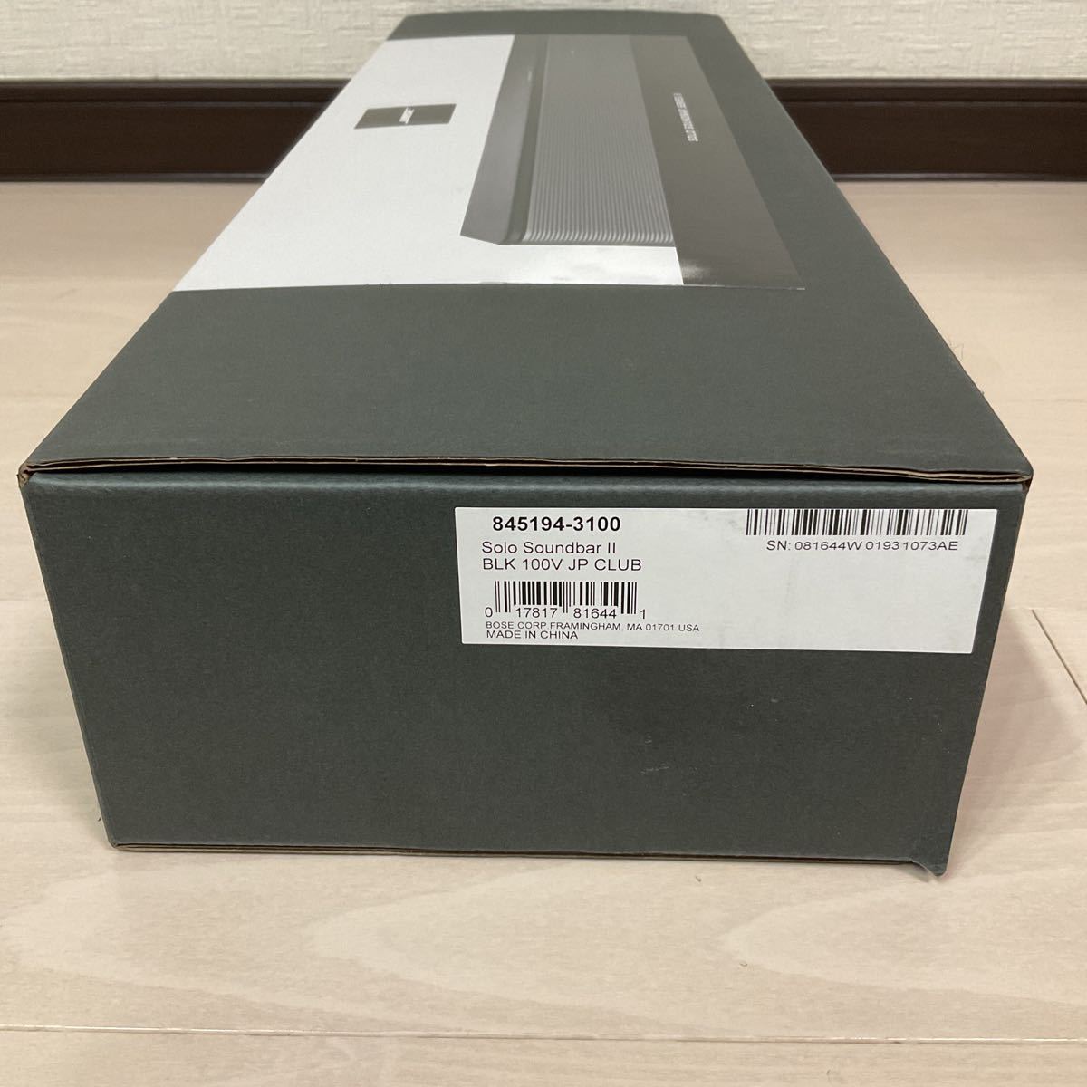 ☆Bose Solo Soundbar Series II ワイヤレスサウンドバー Dolby