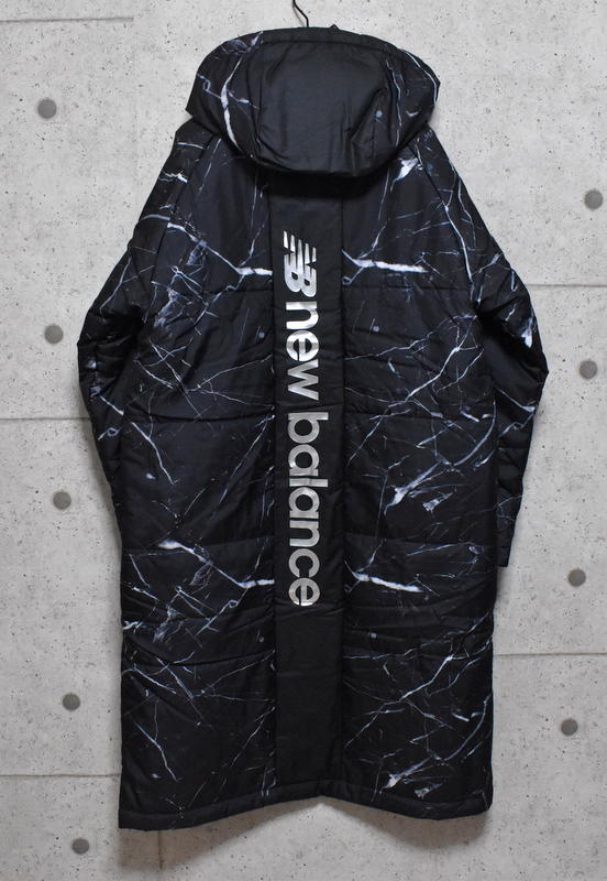 即決】新品 ニューバランス ベンチコート XL 定価13200円 中綿 防風