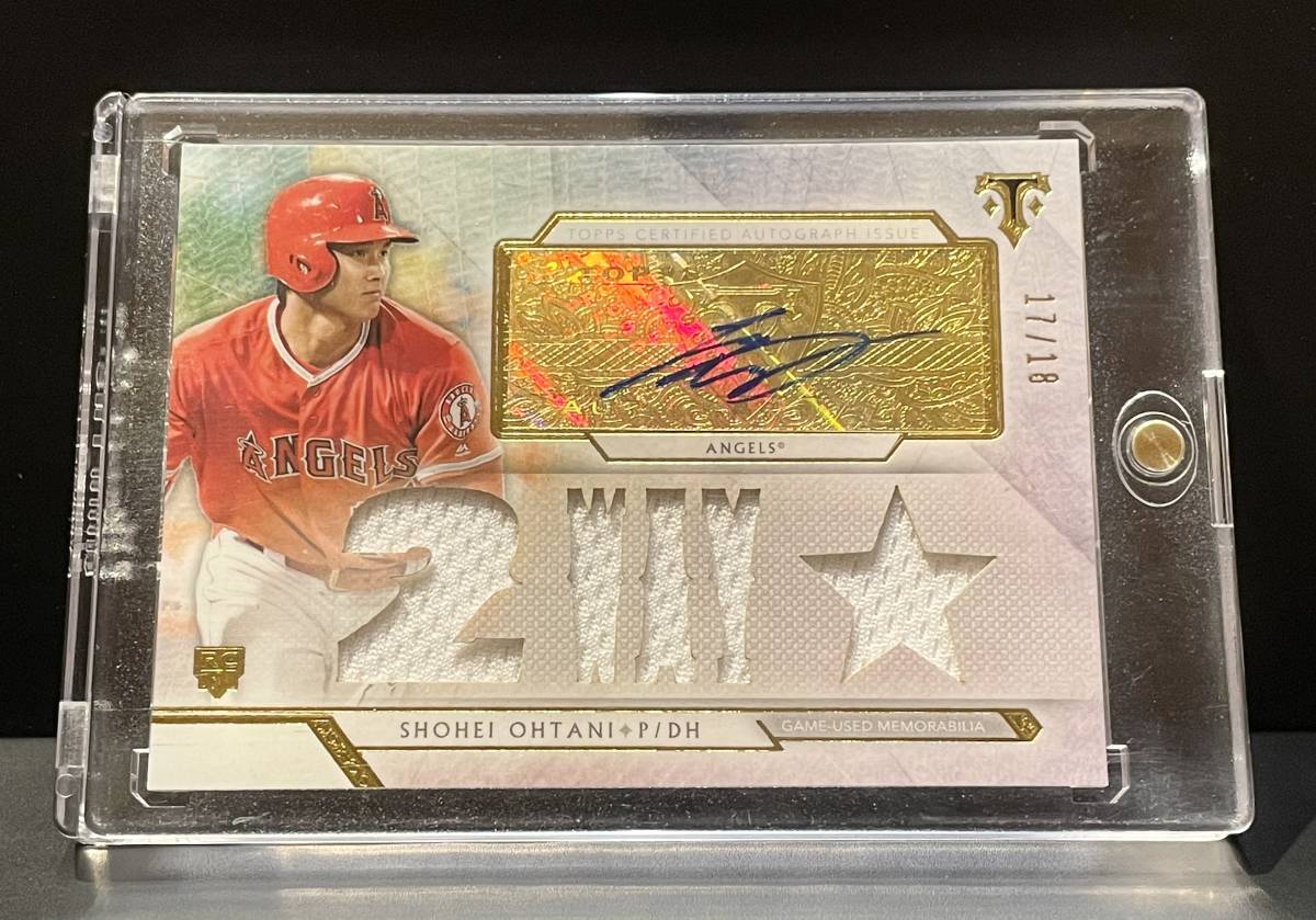 大谷翔平 2018 Topps Triple Threads Rookie Auto Relic 18枚限定