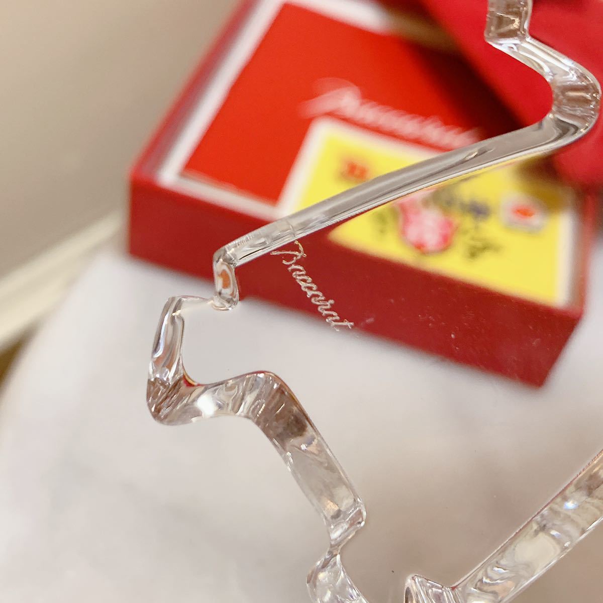 新品 Baccarat バカラ 天使 エンジェル クリスタル オーナメント