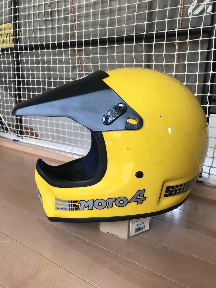 BELLMOTO4 ベルモト4 当時もの 1番人気カラー イエロー ヘルメット 