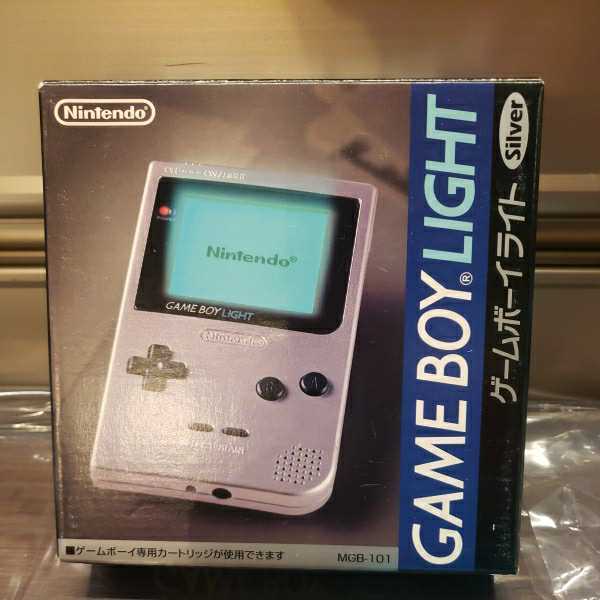 ゲームボーイアドバンス シルバー 箱説明書のみ （Nintendo GBA 箱取説 