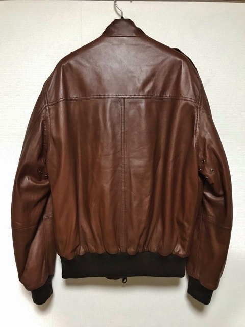 美品 20万円 BARBOUR バブアー 本革 レザージャケット フライト