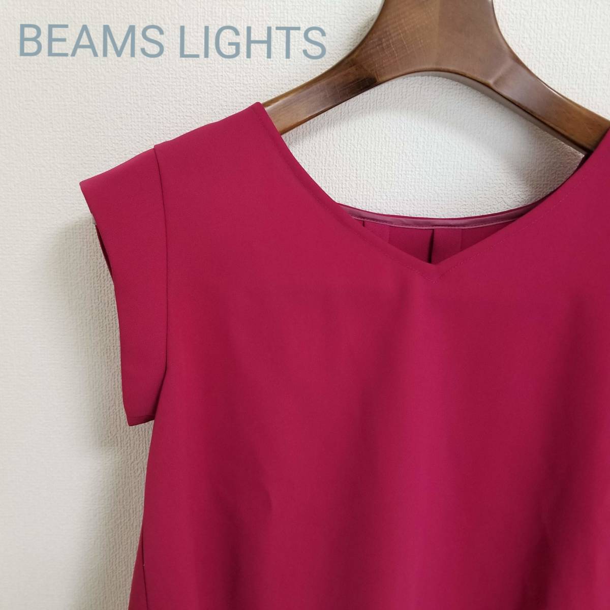 新品] BEAMS Lights カットソー ブラウス オフィス 綺麗め