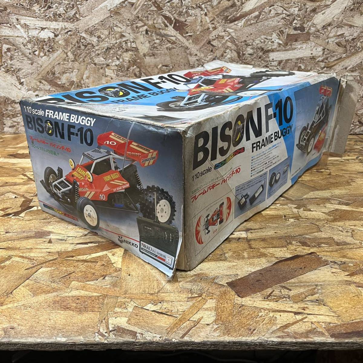 ☆1円〜 【1/10scale】ニッコー 電動RC フレームバギー BISON F-10 