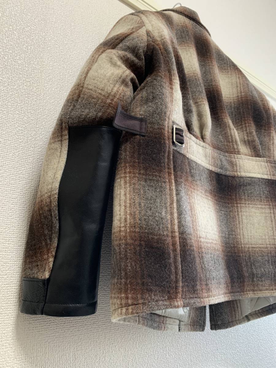 キムタク着 サブカルチャーオンブレチェックウールスポーツジャケット