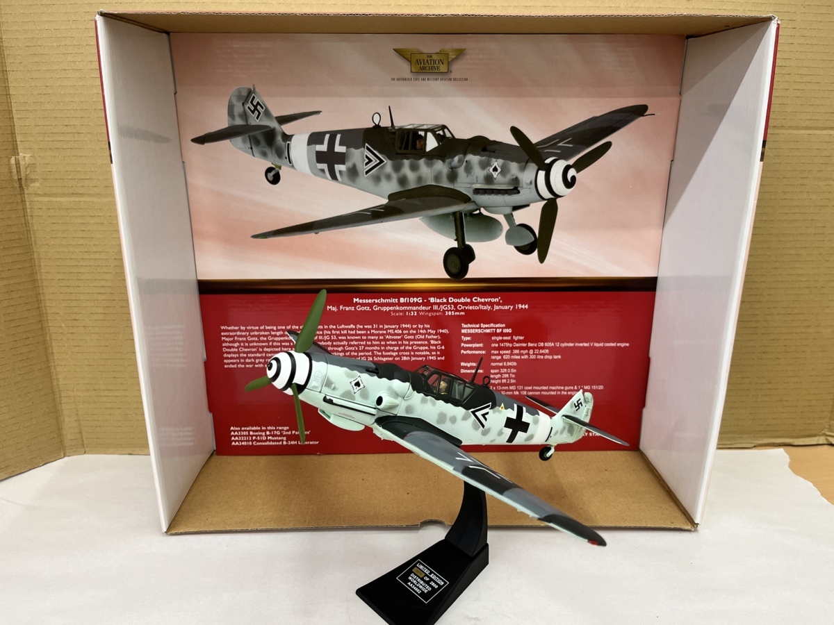 ☆中古 模型 軍用機 CORGI コーギー AA34902 Messerschmitt Bf109G-6 