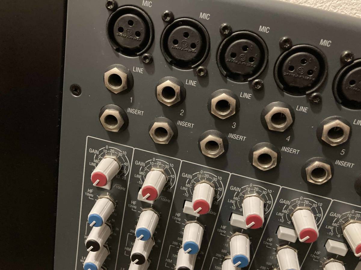 Allen&Heath ZED-12FX 動画有 ミキサー エフェクト アナログ