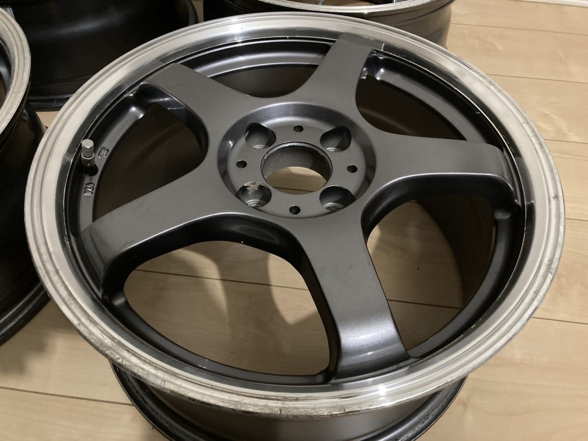 クロススピード16インチホイール4本セット PCD100-4穴 7J オフセット43 