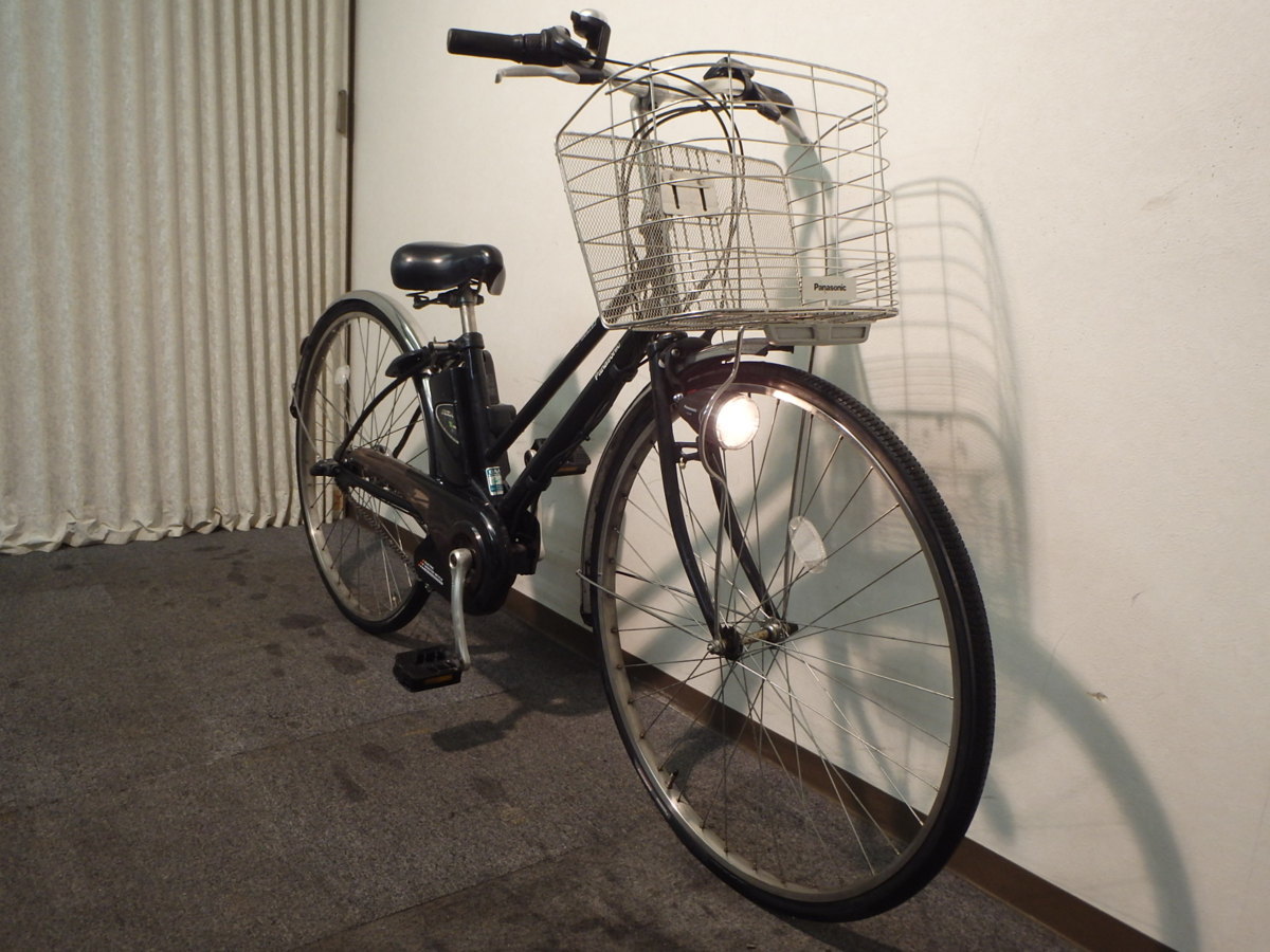 中古電動自転車 1円売り切り！パナソニック リチウム ビビ DX 満充電