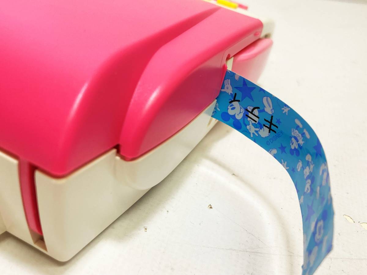 動作品☆タカラ カセットシールプリンター ハローキティルシール