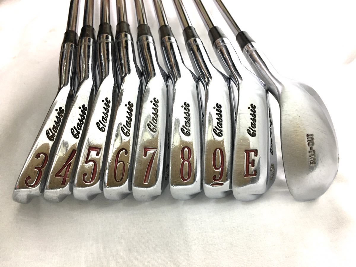 Ben Hogan/ベンホーガン Classic アイアン 3〜9,E ウェッジ SURE-OUT