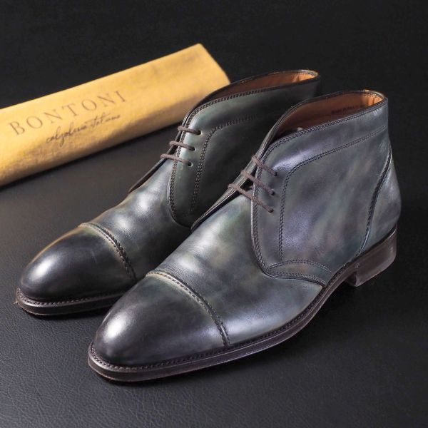 GK0987//*ボントーニ/BONTONI*メンズ42/チャッカブーツ/ストレート 