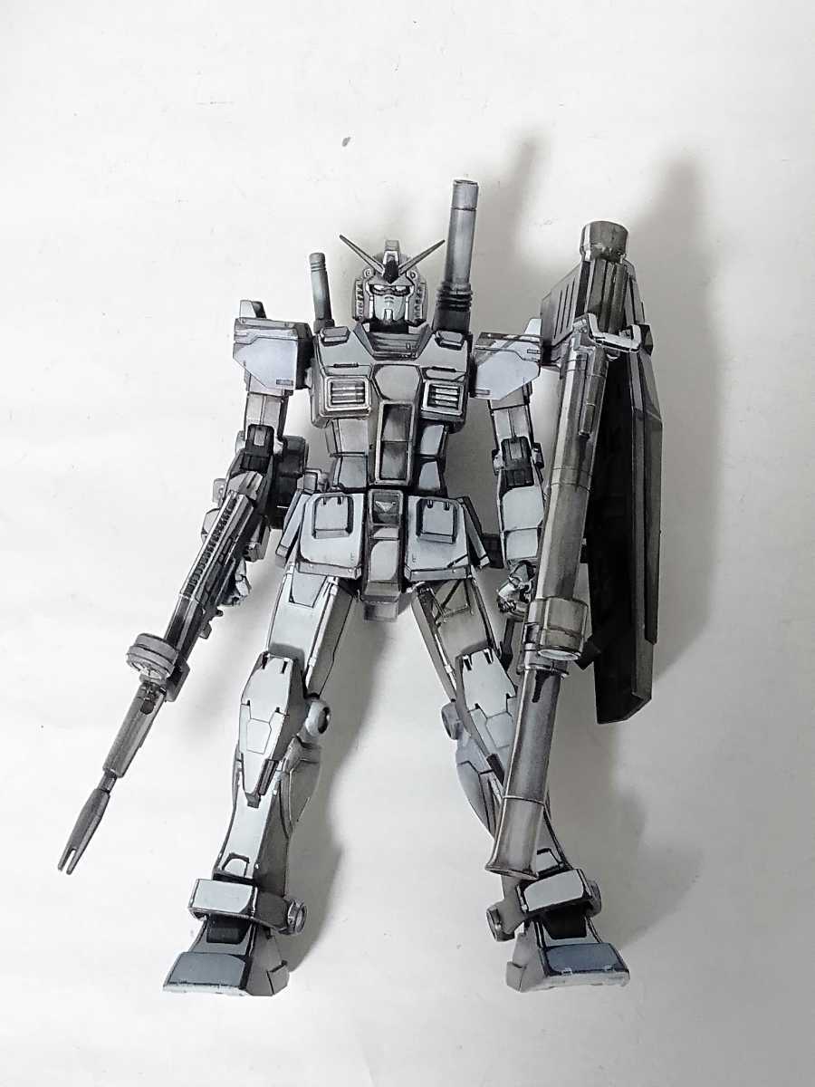 Hg The Origin ガンダム モノクロイラスト風塗装 完成品 機動戦士ガンダム 売買されたオークション情報 Yahooの商品情報をアーカイブ公開 オークファン Aucfan Com