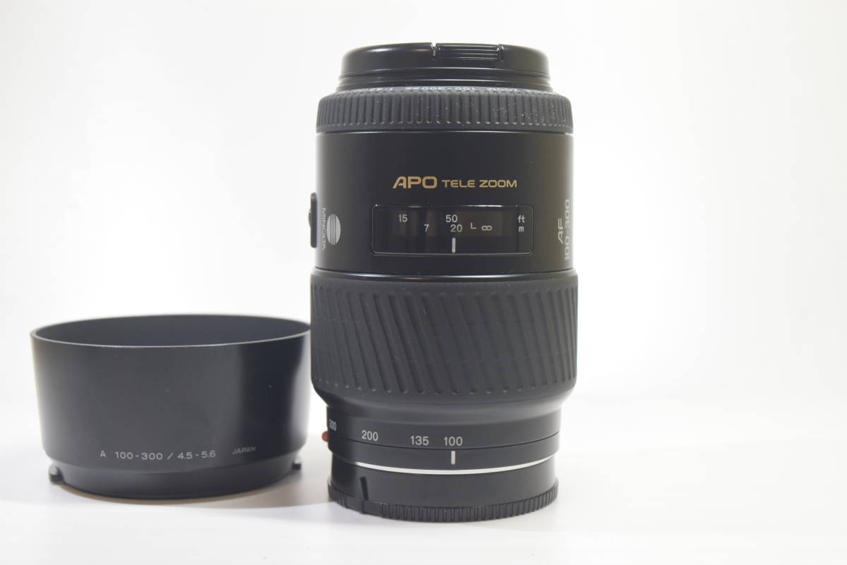 ★極上品★ ミノルタ MINOLTA APO TELE ZOOM AF 100-300mm F4.5-5.6　＃277 ミノルタ APO AF F3.5-4.5D 24-85mm 前後キャップ