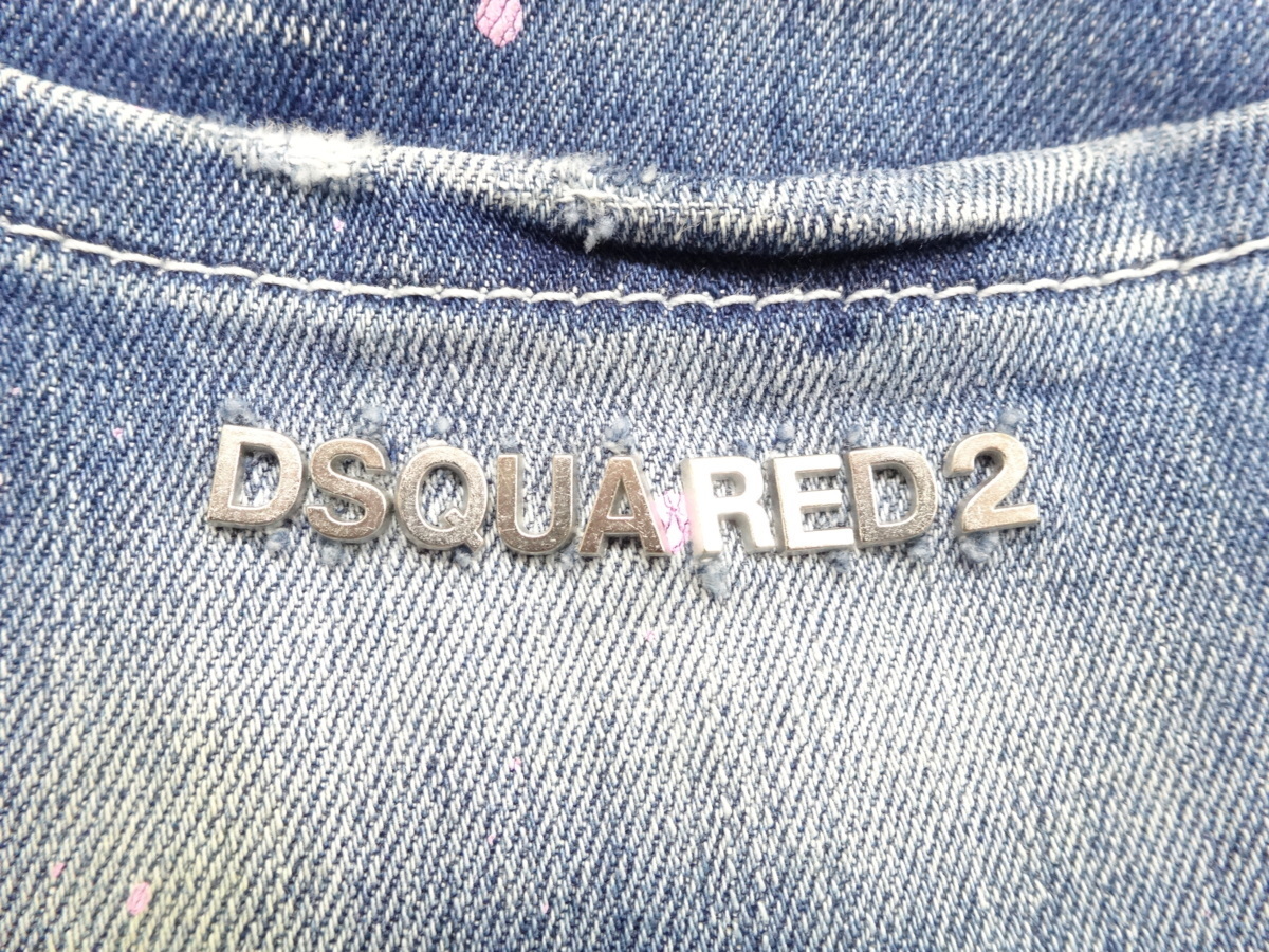 15SS 42 DSQUARED2 ディ―スクエアード M.B.JEAN パッチワーク 