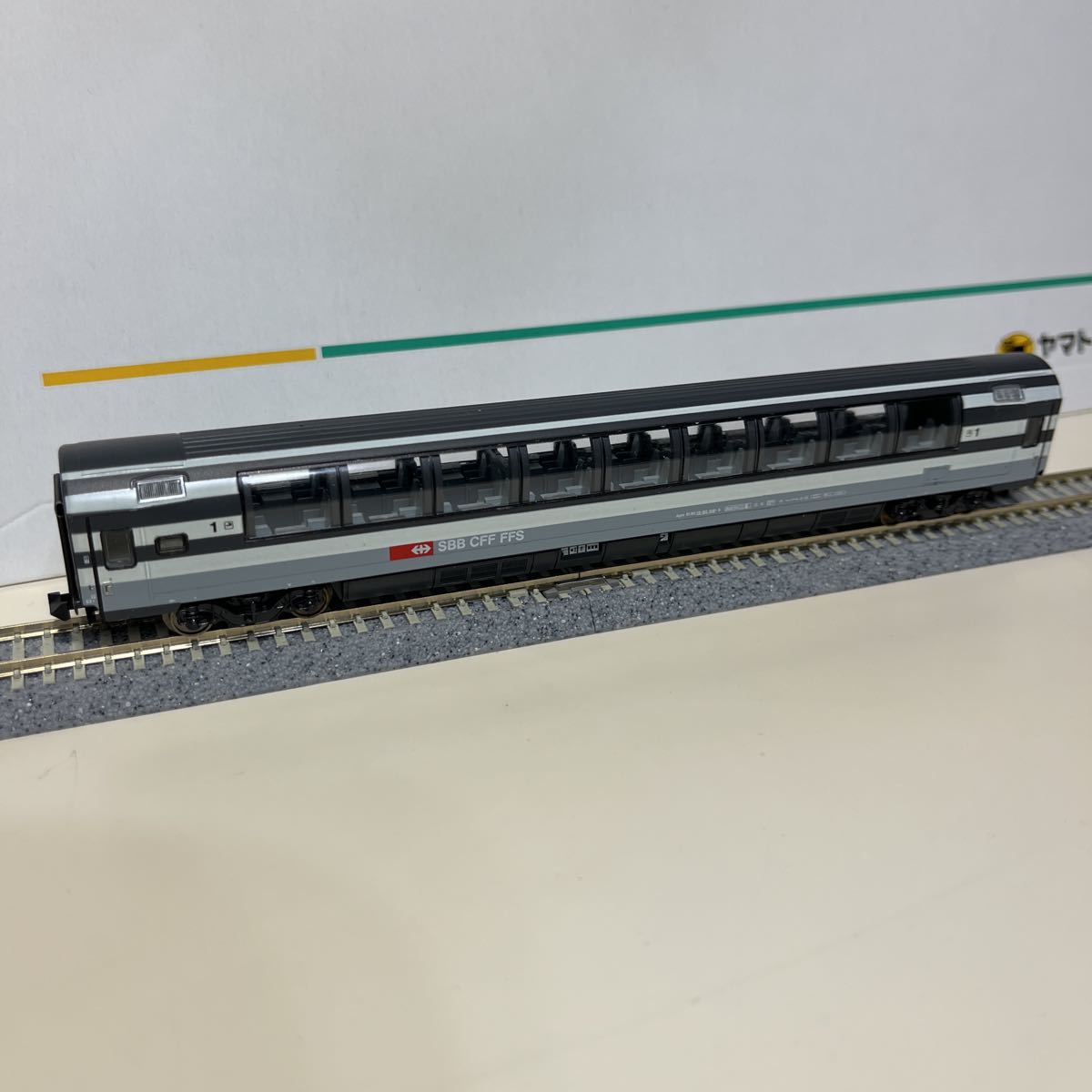 模型・プラモデル MINITRIX製 SBB(スイス） パノラマ1等車 1両