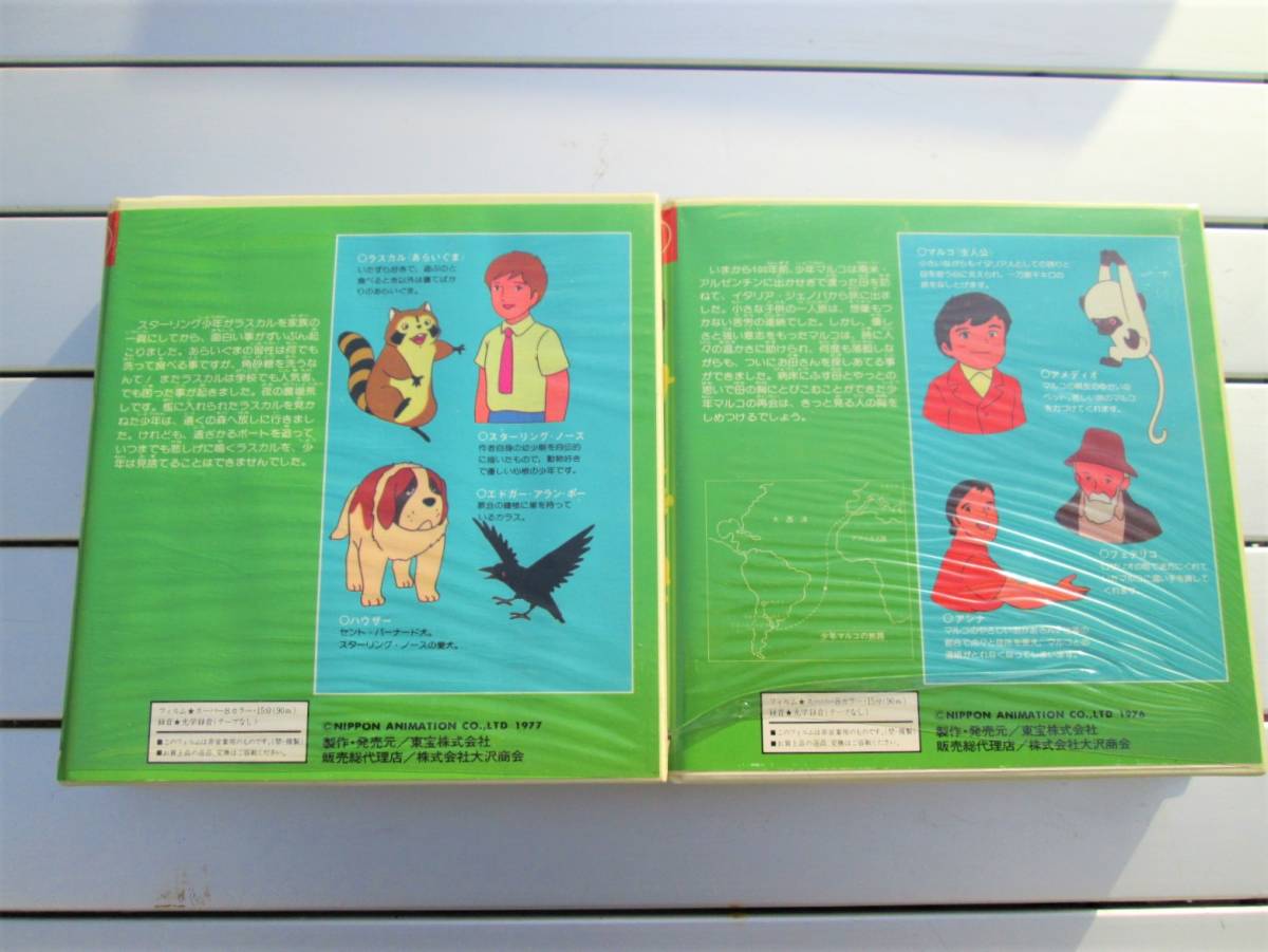 8ミリ映画 当時物 世界名作アニメ 2作品 東映 あらいぐまラスカル 母をたずねて三千里 未チェック ジャンク 現状品 8ミリ 売買されたオークション情報 Yahooの商品情報をアーカイブ公開 オークファン Aucfan Com