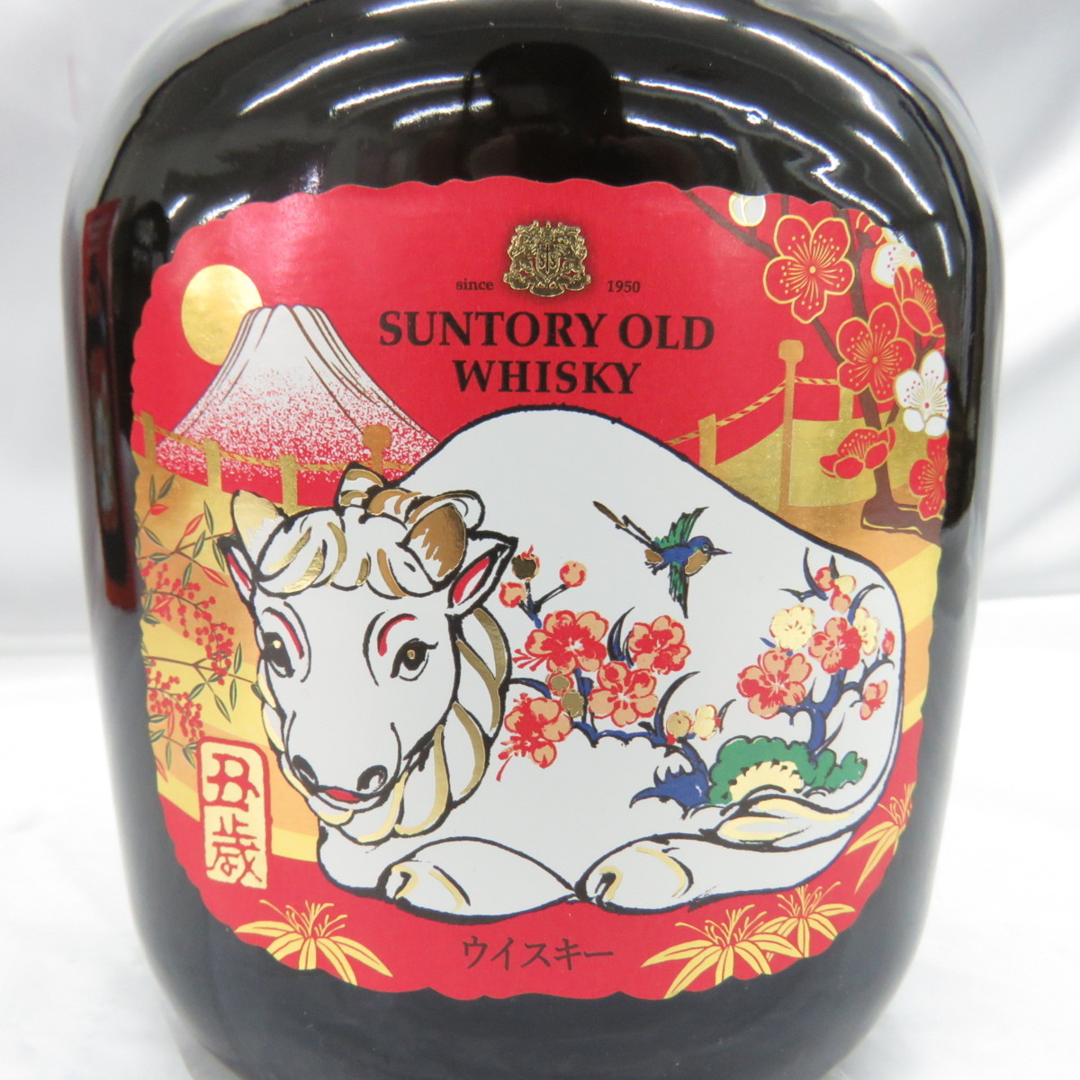 1円～【未開栓】SUNTORY サントリー OLD オールド 干支ボトル 丑歳 牛