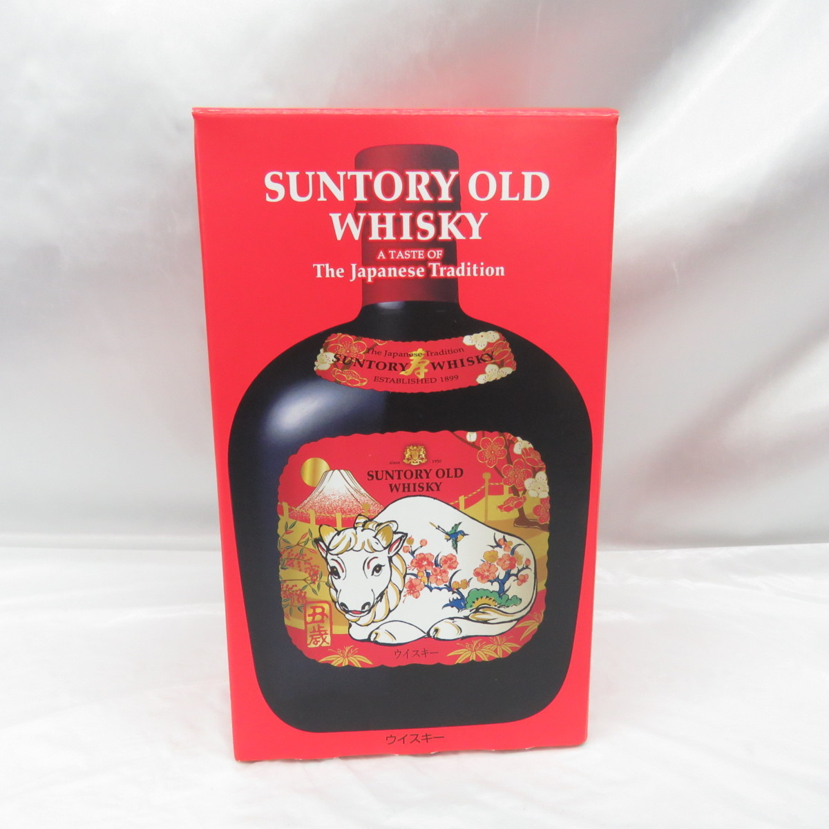 1円～【未開栓】SUNTORY サントリー OLD オールド 干支ボトル 丑歳 牛