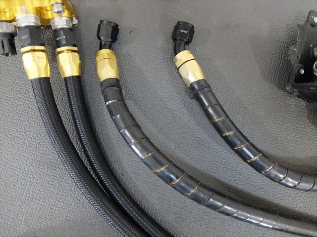 S13 シルビア SR20DETにて使用　ＨＰＩ　オイルクーラーキット/サイドタンクタイプ　　_10