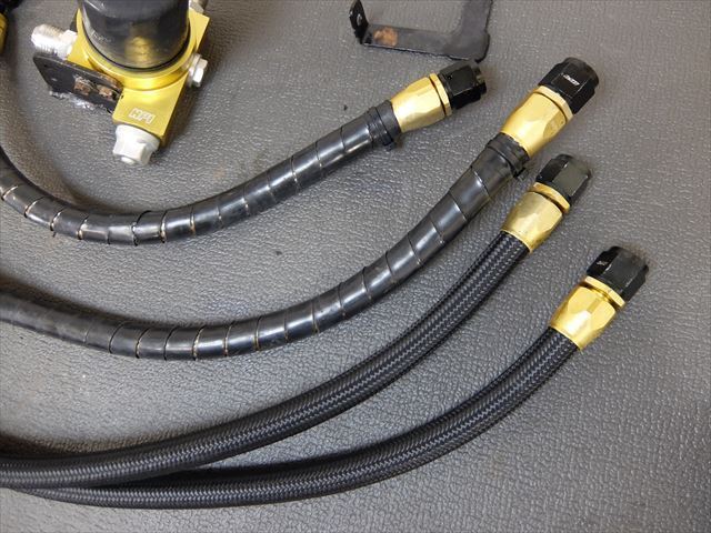 S13 シルビア SR20DETにて使用　ＨＰＩ　オイルクーラーキット/サイドタンクタイプ　　_9