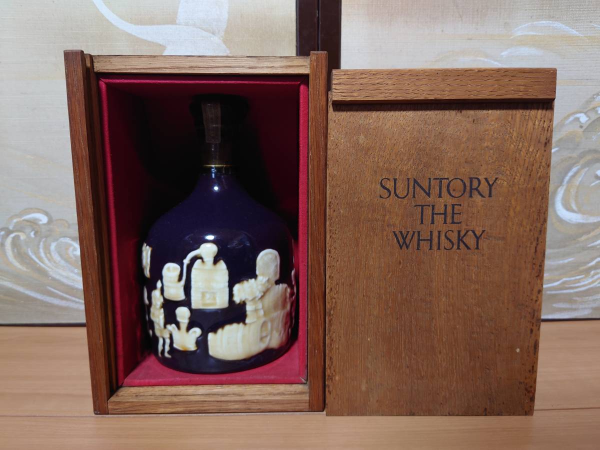 サントリー 750ml ウイスキー SUNTORY ザ・ウイスキー 有田焼 ザ 陶器 