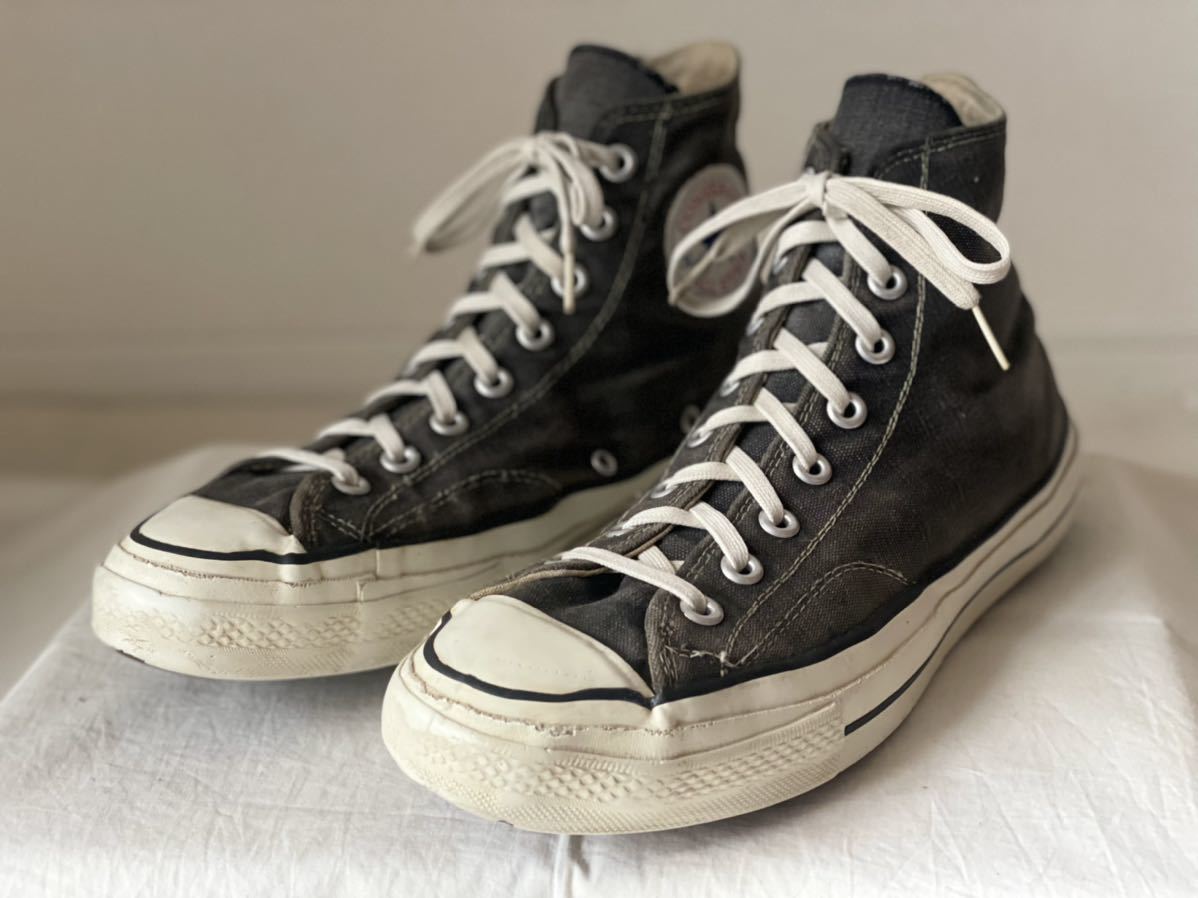 60s converse チャックテイラー 黒 フェード 29.5cm 60s converse チャックテイラー 黒 フェード 29.5cm