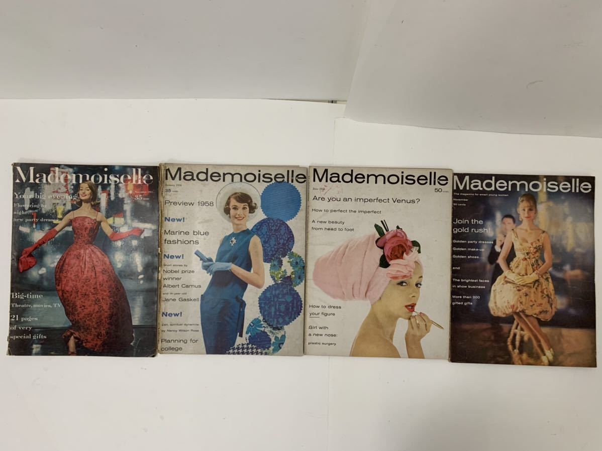【人気SALE，限定SALE】 整理8 mademoiselle 4冊 まとめて/1950年代/外国雑誌/CHANEL/当時物/ /ヴィンテージ/現状品(外国語雑誌)｜売買されたオークション情報、yahooの商品情報をアーカイブ公開 - オークファン 外国語雑誌