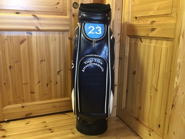 中古品 ☆ 23区SPORT GOLF キャディバッグ NAVY 9.0型 ☆ 希少 レア 