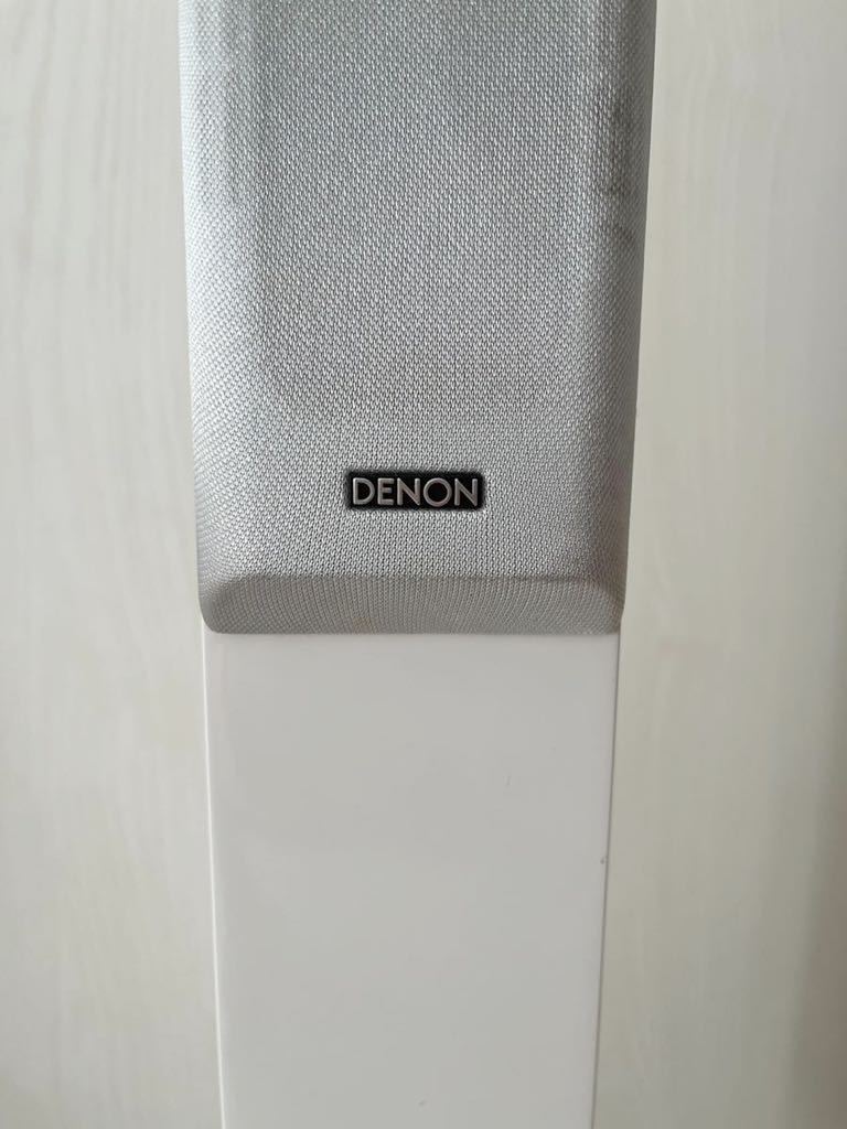 デノン DENON SC-T7L2 ホワイト スピーカー オーディオ機器 美品