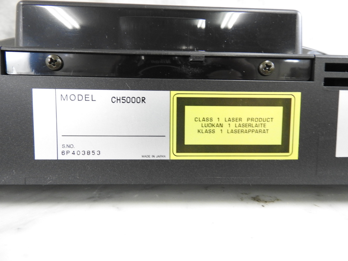 C.E.C 5連奏CDプレーヤーCH5000R 本体のみ 動作品 C.E.C 5連奏CDプレーヤーCH5000R 本体のみ 動作品
